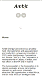 Mobile Screenshot of ambitenergycorp.com